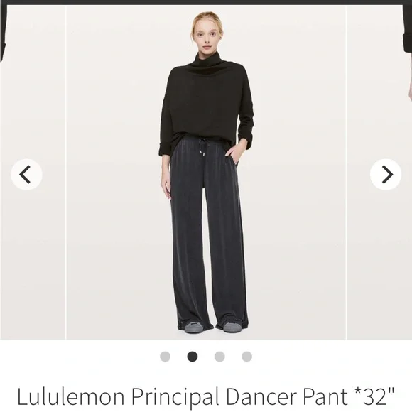 lululemon athletica Wide Leg Pants in Charcoal Gray - Picture 2 of 6